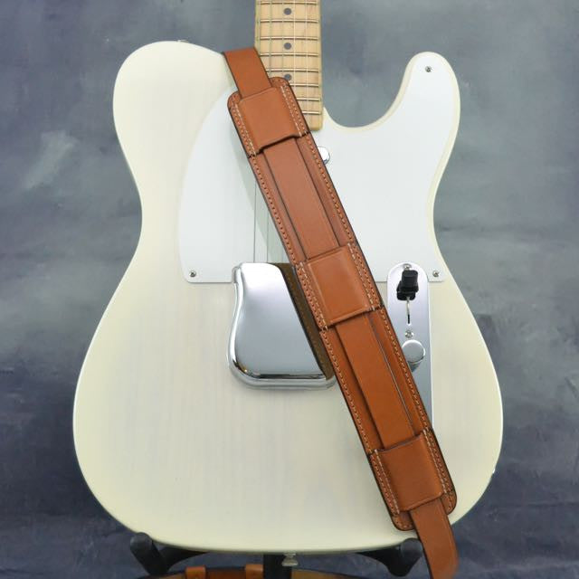 Seventh String Guitar Strap, Retro model, London Tan